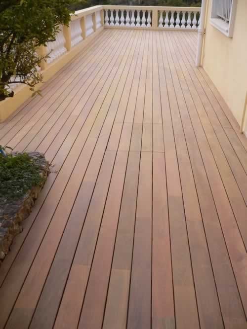 LAME DE TERRASSE IPE TABACCO BRUN 140 X 19